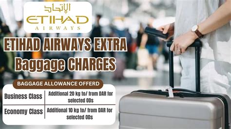 etihad airways extra baggage cost.